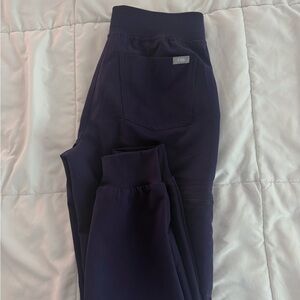 NEW Figs Purple Jam High Waisted Zamora Joggers S/R